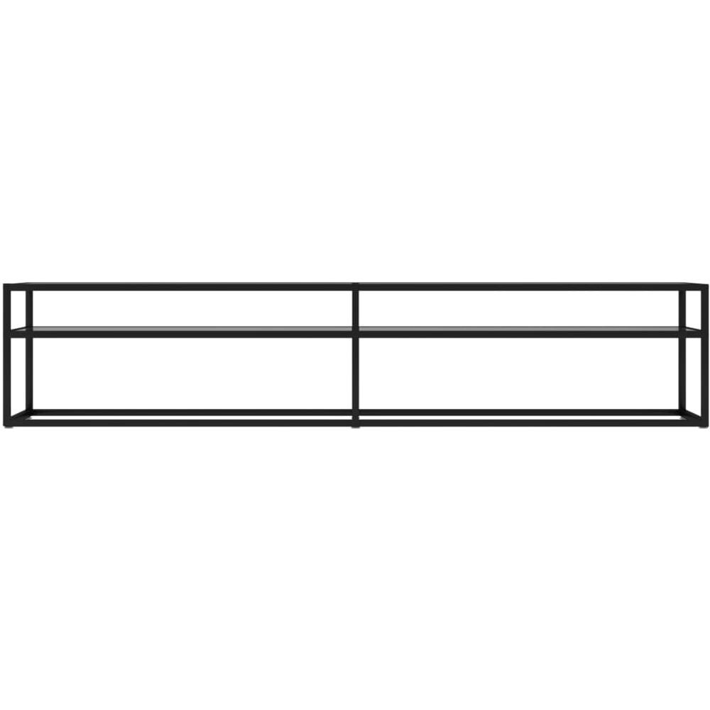 Mobile Porta TV Trasparente 200x40x40,5 cm in Vetro Temperato - Foto 5