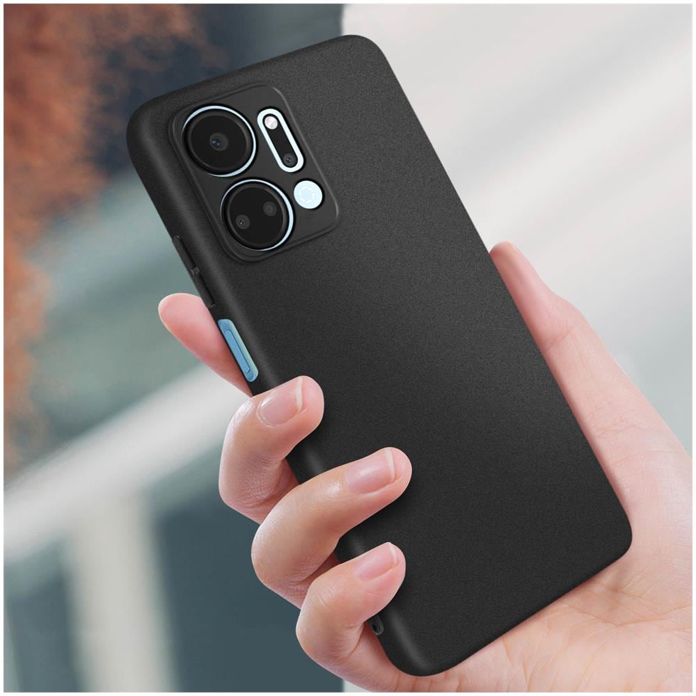 Cover Per Honor X7a Silicone Gel Flessibile Sottile Nera - Foto 5