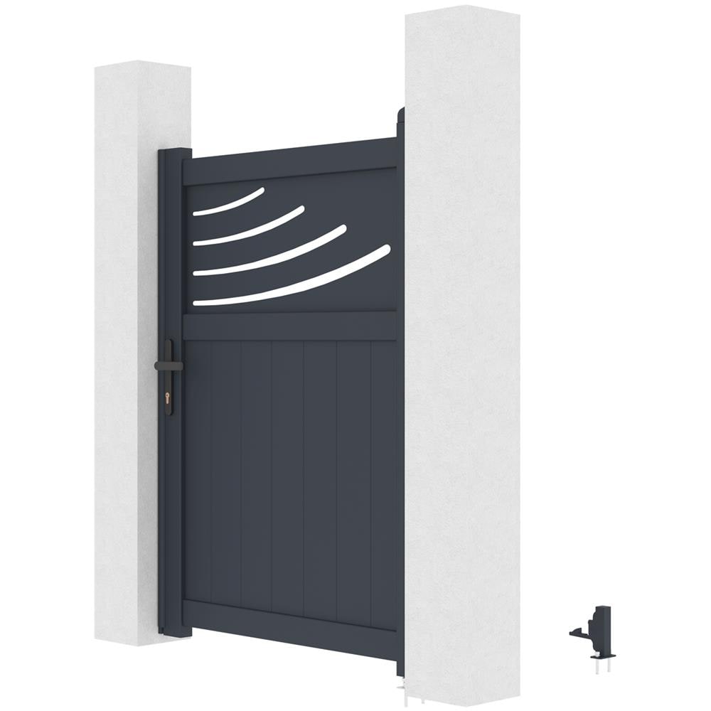 Cancello Pedonale In Alluminio 1m Halti 100p140 - Foto 2