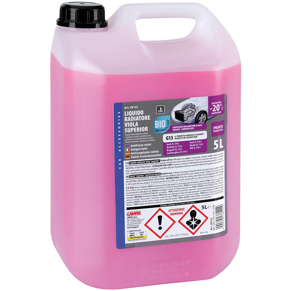 Superior-viola G13, Liquido Antigelo Radiatore (-20c) - 5 L - Foto 1