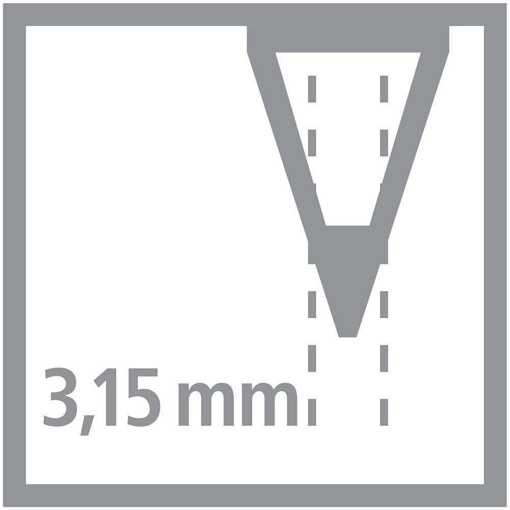 EASYgraph - Matita Ergonomica triangolare - per Destrimani - Petrolio - Pack da 2 - Gradazione HB - Foto 8