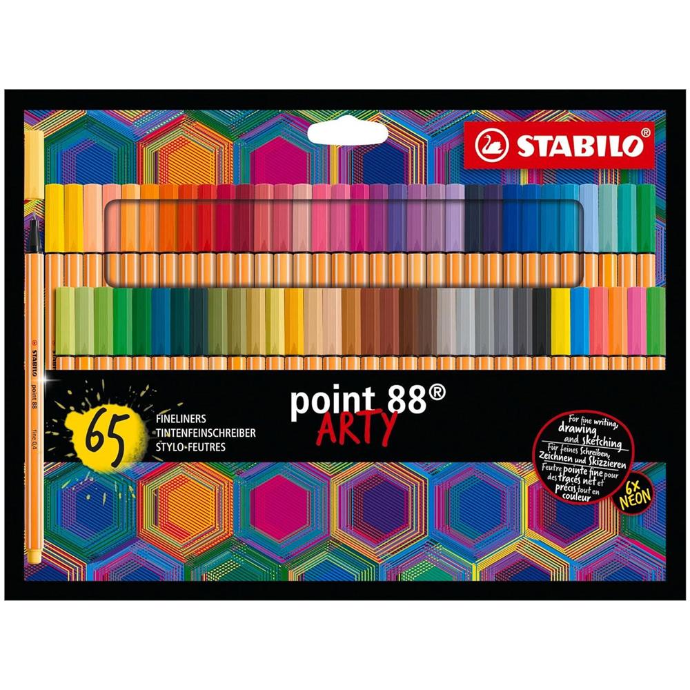point 88 - Fineliner - ARTY - Astuccio da 65 - Colori assortiti - Foto 1