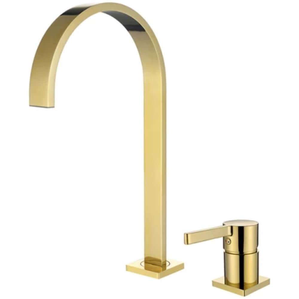 Rubinetto per lavabo da bagno, Blackswan, tipo M51, modello oro, misura 35 cm - Foto 1