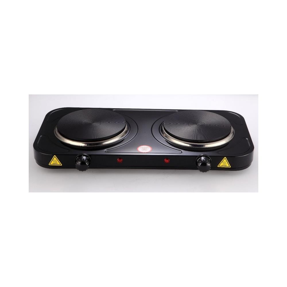 Fornello Elettrico Tikappa 2 Piastre Potenza 2500 Watt Colore Nero - Foto 5