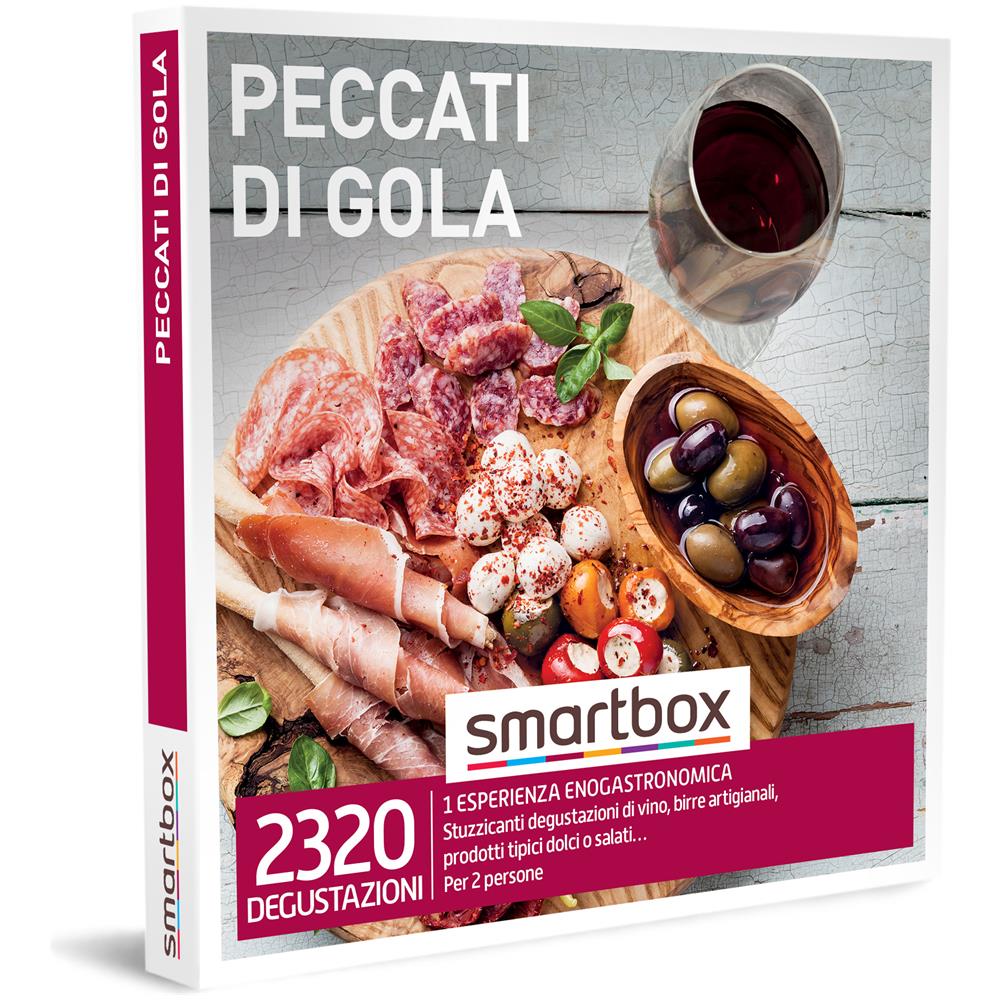 Cofanetto regalo coppia - Peccati di gola - idee regalo originale - 1 esperienza enogastronomica per 2 persone - Foto 1