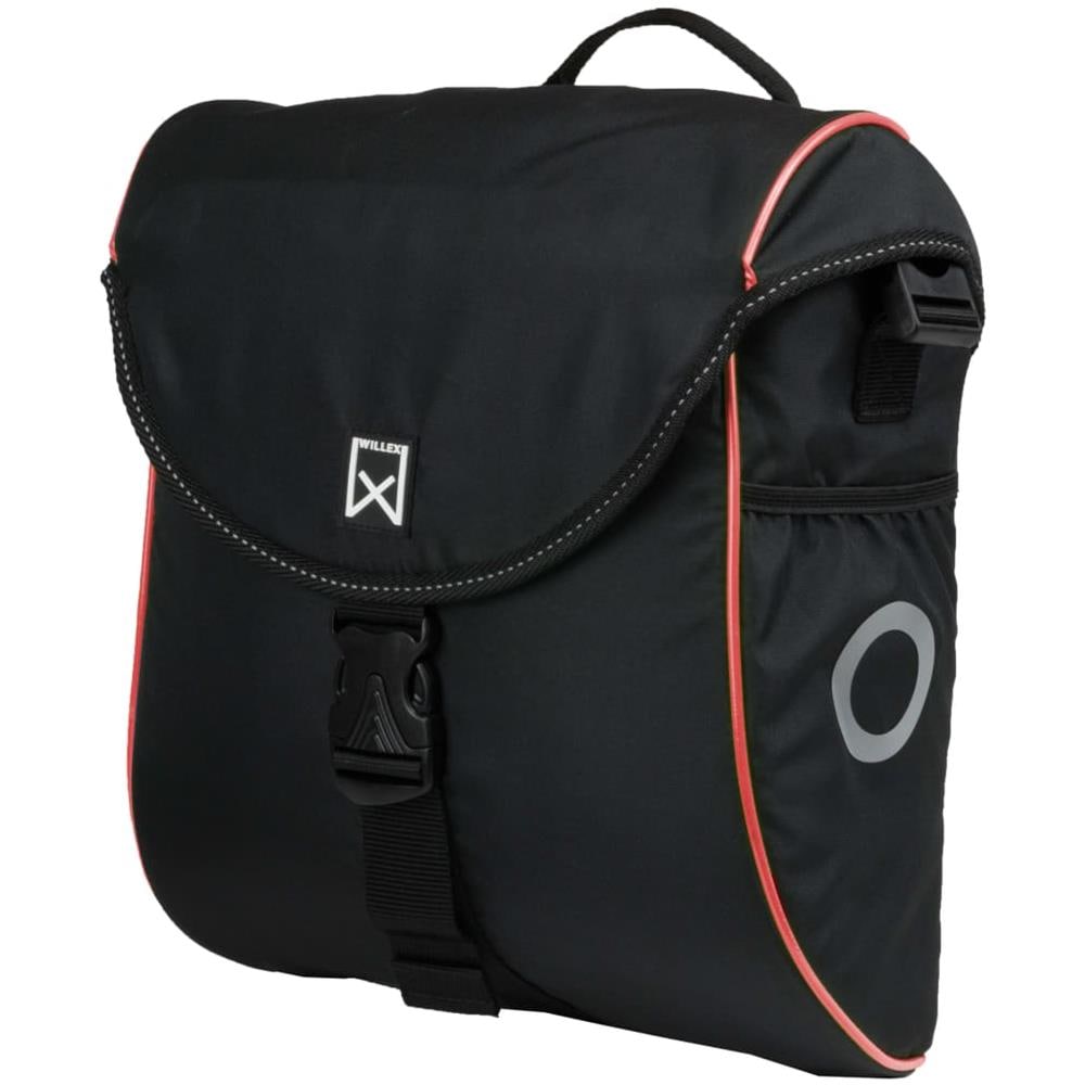 Borsa Laterale Per Bicicletta 300 S 12 L Nero E Rosso - Foto 1