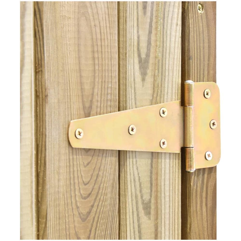 Rimessa Attrezzi Da Giardino 123x50x171cm In Pino Impregnato - Foto 2