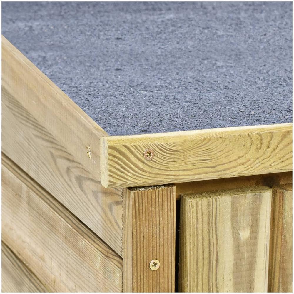 Rimessa Attrezzi Da Giardino 123x50x171cm In Pino Impregnato - Foto 8