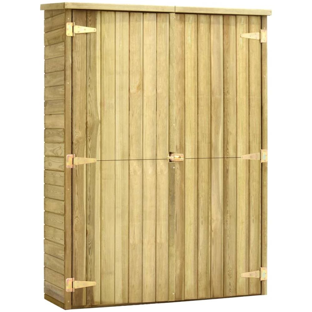 Rimessa Attrezzi Da Giardino 123x50x171cm In Pino Impregnato - Foto 1