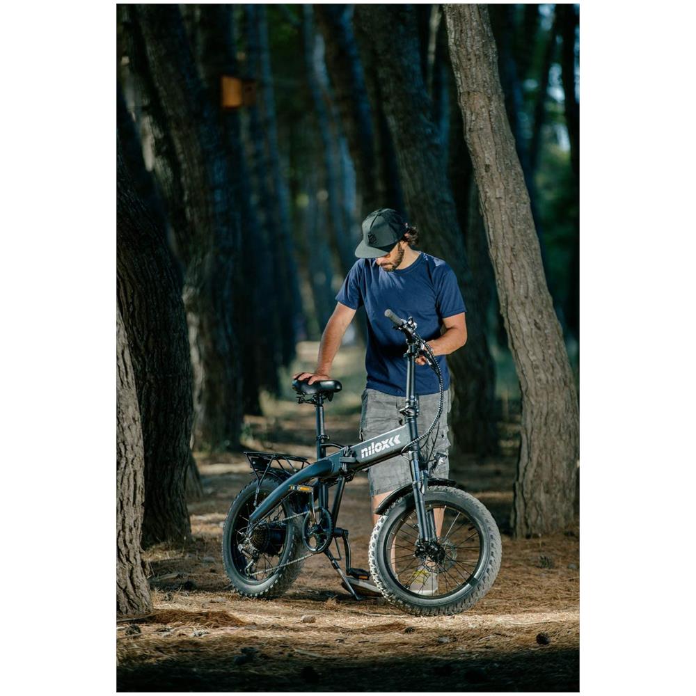 NILOX - Bicicletta Elettrica e-Bike J4 Pieghevole Ruote 20\