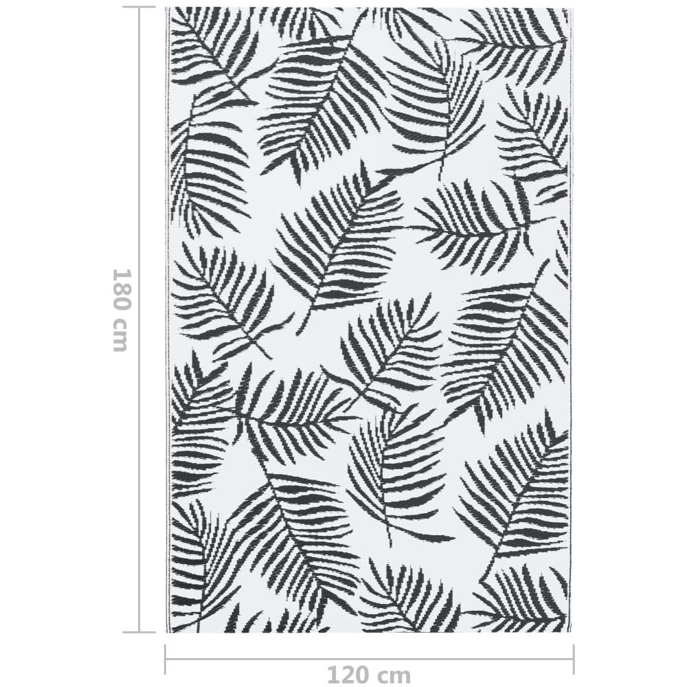 Tappeto Da Esterni Bianco E Nero 120x180 Cm In Pp - Foto 8