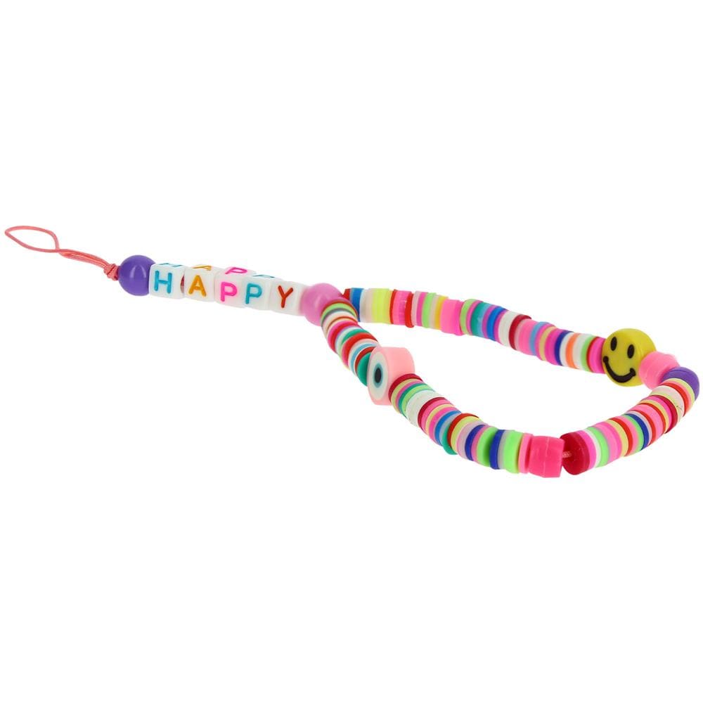 Bracciale Da Telefono, Rondelle Heishi, Smiley, Lettere Happy, Collezione Smiley - Foto 1