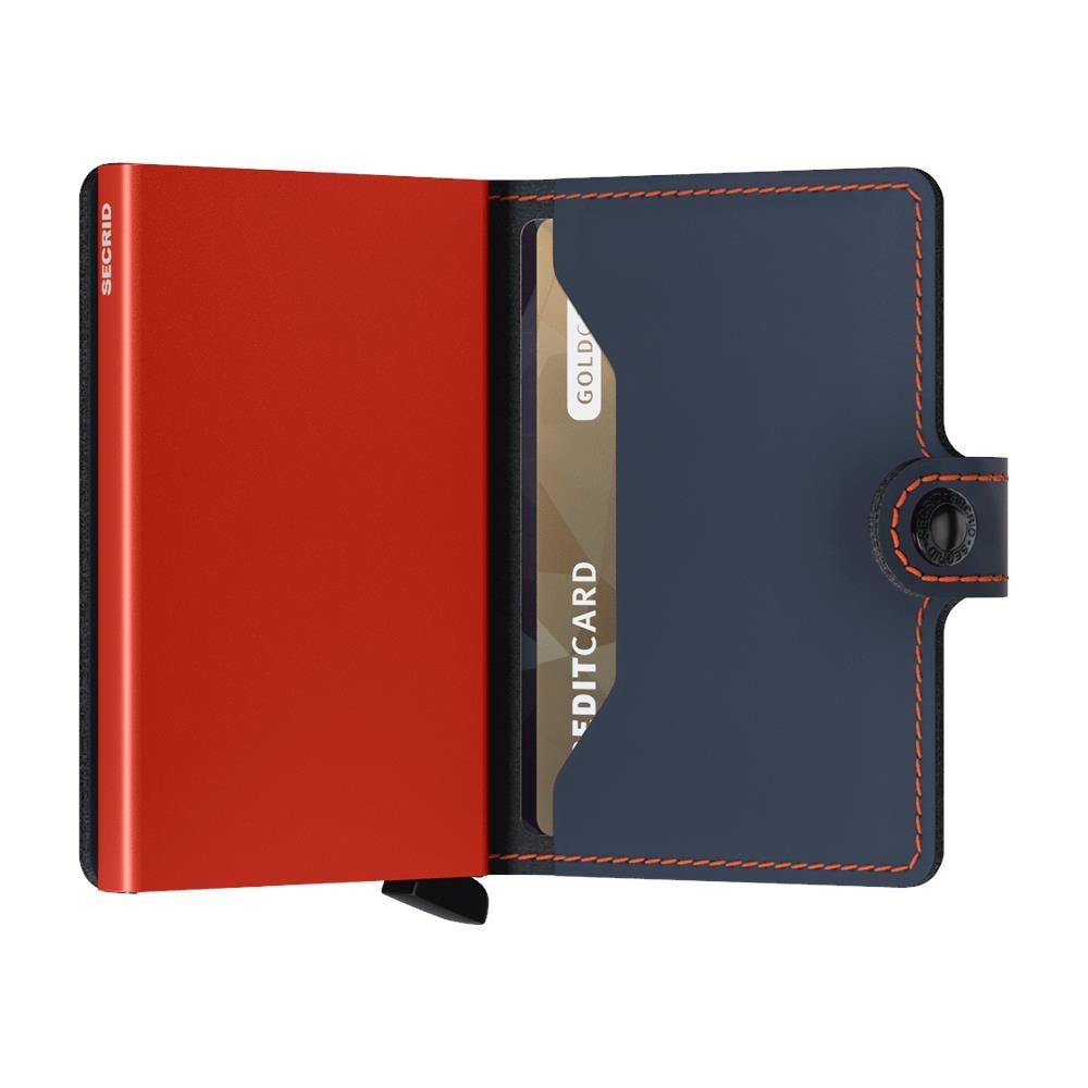 Miniwallet Matte Nightblue & Orange - Foto 2