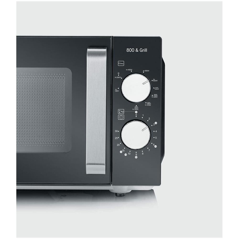 MW 7762 Forno Microonde con Grill Capacità 20 Litri Potenza 800 Watt Colore Nero / Argento - Foto 7
