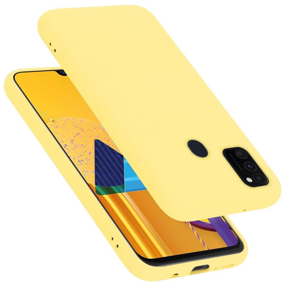 Custodia Compatibile Con Samsung Galaxy M30s / M21 In Liquid Giallo - Coperchio Protettivo In Silicone Tpu Flessibile - Foto 1