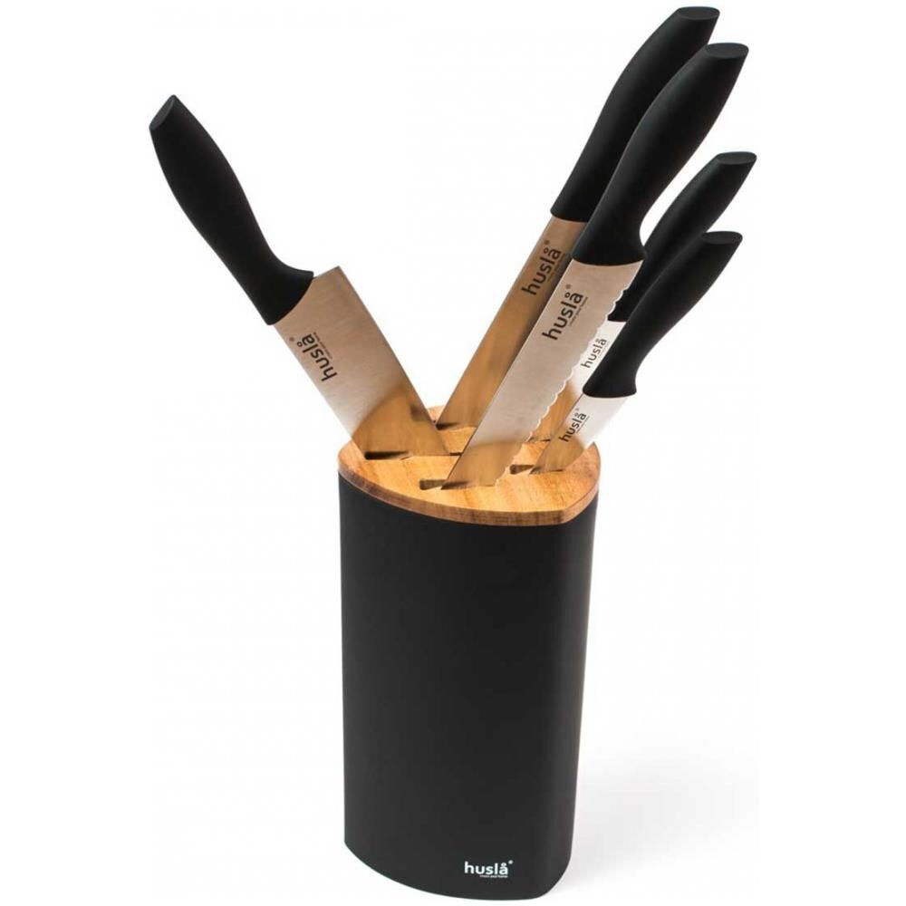 Set Di 5 Coltelli Da Cucina Nel Blocco Husla 73963 - Foto 2