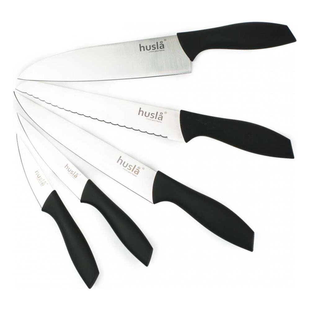 Set Di 5 Coltelli Da Cucina Nel Blocco Husla 73963 - Foto 4