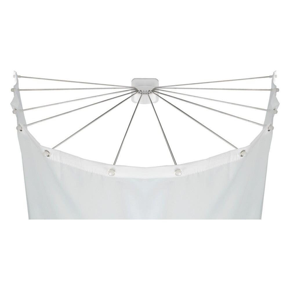 Asta Per Tenda Da Doccia A 12 Bracci, In Acciaio Inox, Wenko - Foto 1