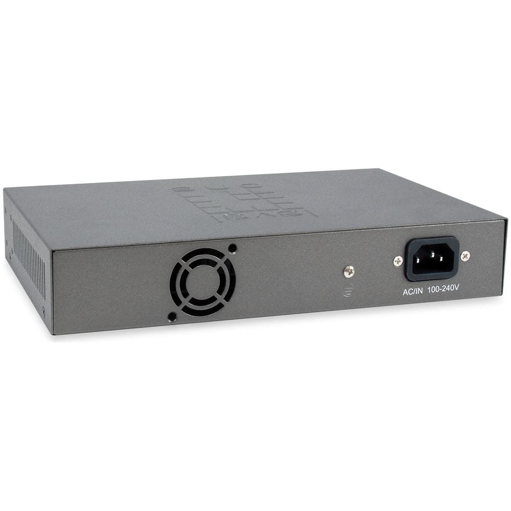 Switch GEP-1221 10 Porte Ethernet PoE 10 / 100 / 100 Mbps RJ45 2 Porte SFP Non Gestito - Foto 2