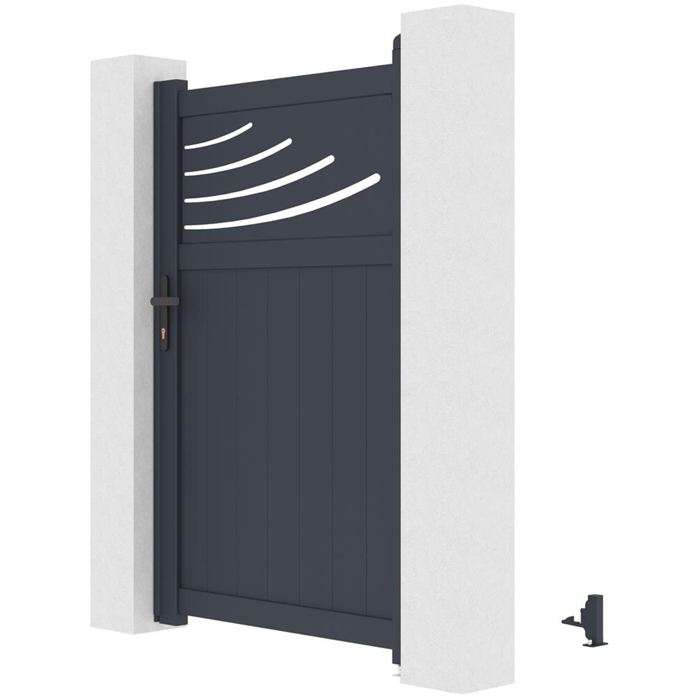 Cancello Pedonale In Alluminio 1m Halti 100p160 - Foto 2