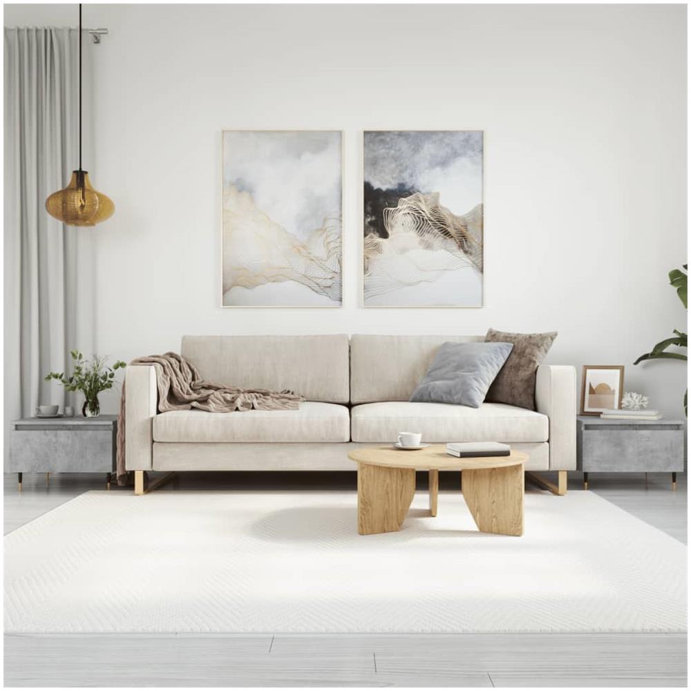 Tavolini Salotto 2pz Grigio Cemento 50x46x35 Legno Multistrato - Foto 1