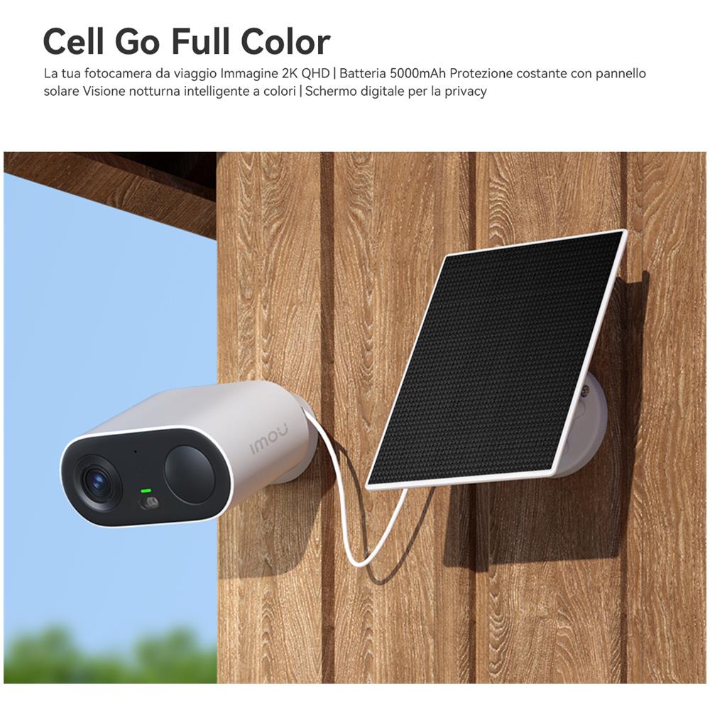 Telecamera Cell Go Full Color 2K WiFi a Batteria IP65 - Foto 23
