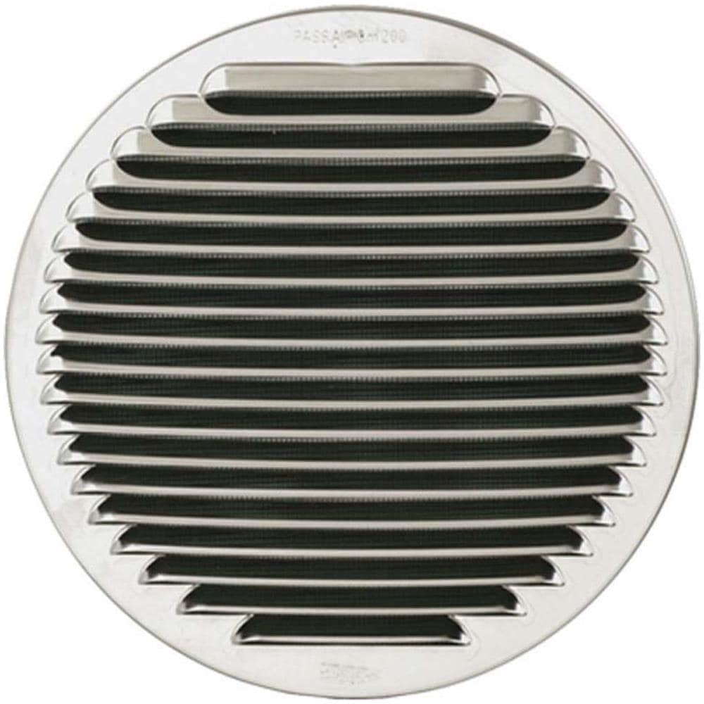 Griglia Di Ventilazione Universale MAGGINI In Acciaio Inox - Con Rete Antinsetti, Diametro 160-200mm