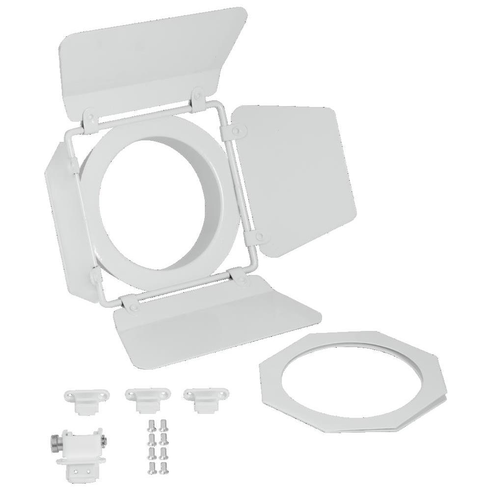 Paraluce Quadrato Da 43 Mm In Alluminio Argento Per Obiettivi Fotocamera - A Vite Con Finitura Opaca Anti-riflesso