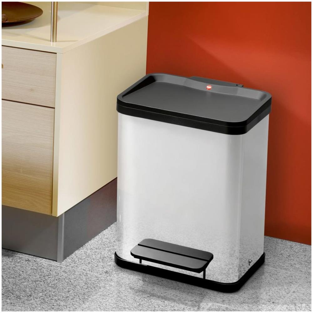 Pattumiera A Pedale Oko Uno Plus M 17 L Acciaio Inox 0619-200 - Foto 2