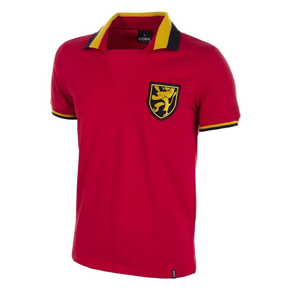 Belgium 1960's Short Sleeve Retro Football Shirt - XL Adulto - Foto 1