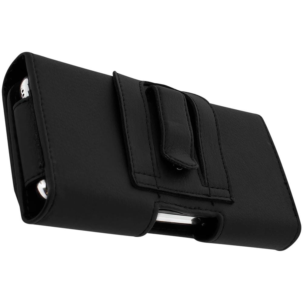 Custodia Cintura Smartphone 5.3, 5.5 Protezione Attacco Clip / Passante - Nero - Foto 2