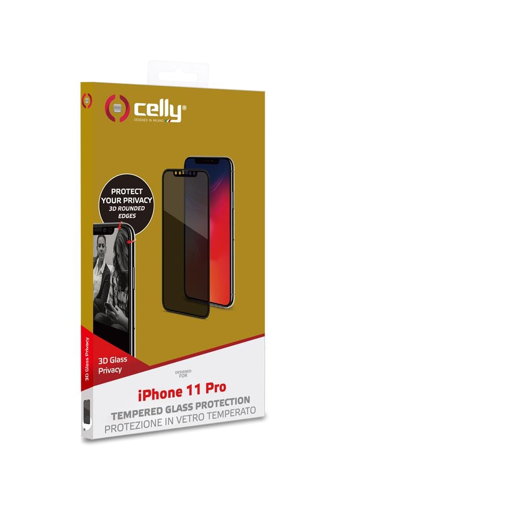 PRIVACY 3D IPHONE 11 PRO BLACK - Foto 3