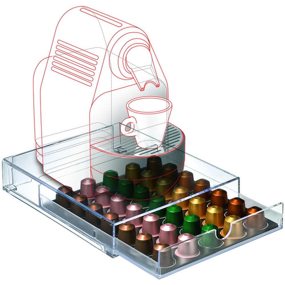 Cassetto Porta Capsule Nespresso Con 2 Griglie - Foto 2