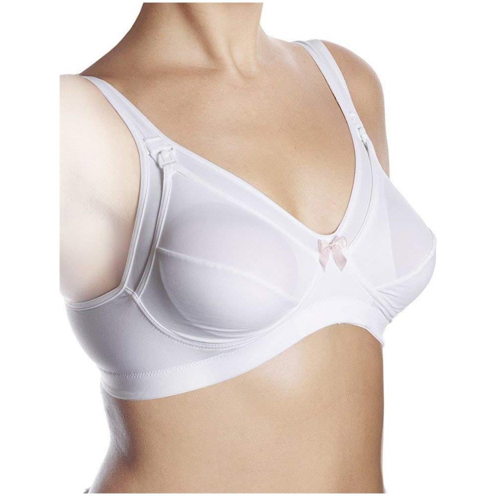 00001161000610 Reggiseno Postparto In Microfibra, 6c, Bianco - Foto 1