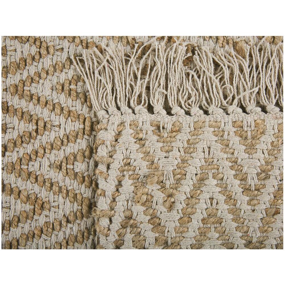 Tappeto In Iuta 50 X 80 Cm Beige Afrin - Foto 2