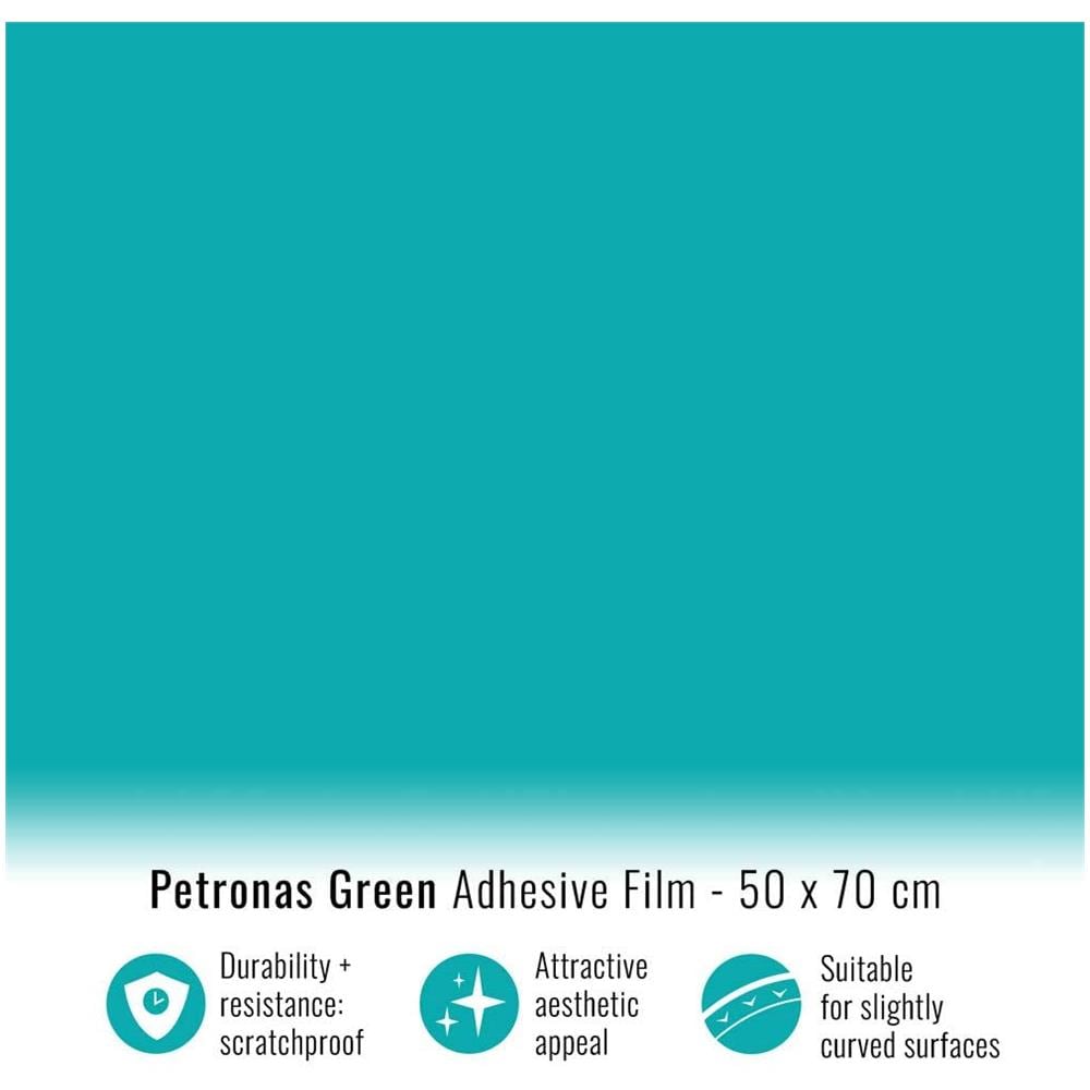 Foglio Pellicola Adesiva Per Wrapping Verde Petronas, 50 X 70 Cm - Foto 6