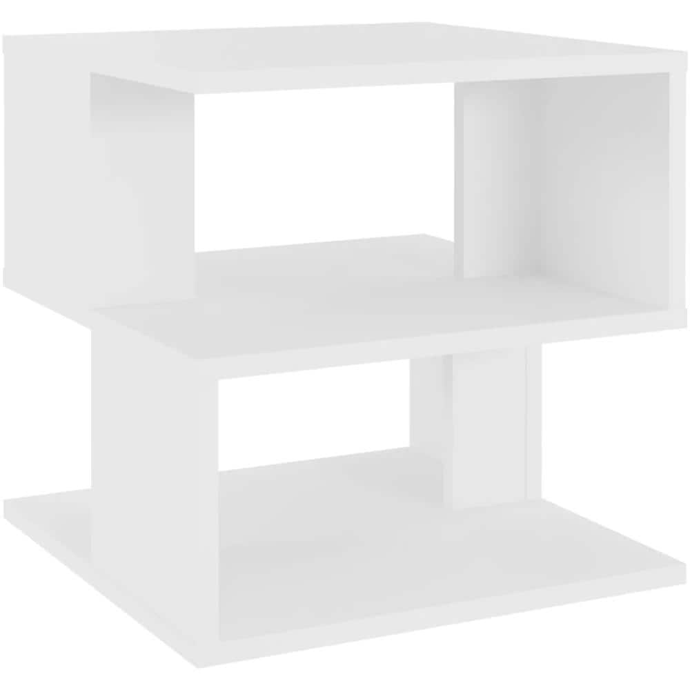 Tavolino Bianco 40x40x40 cm in Legno Multistrato - Foto 1