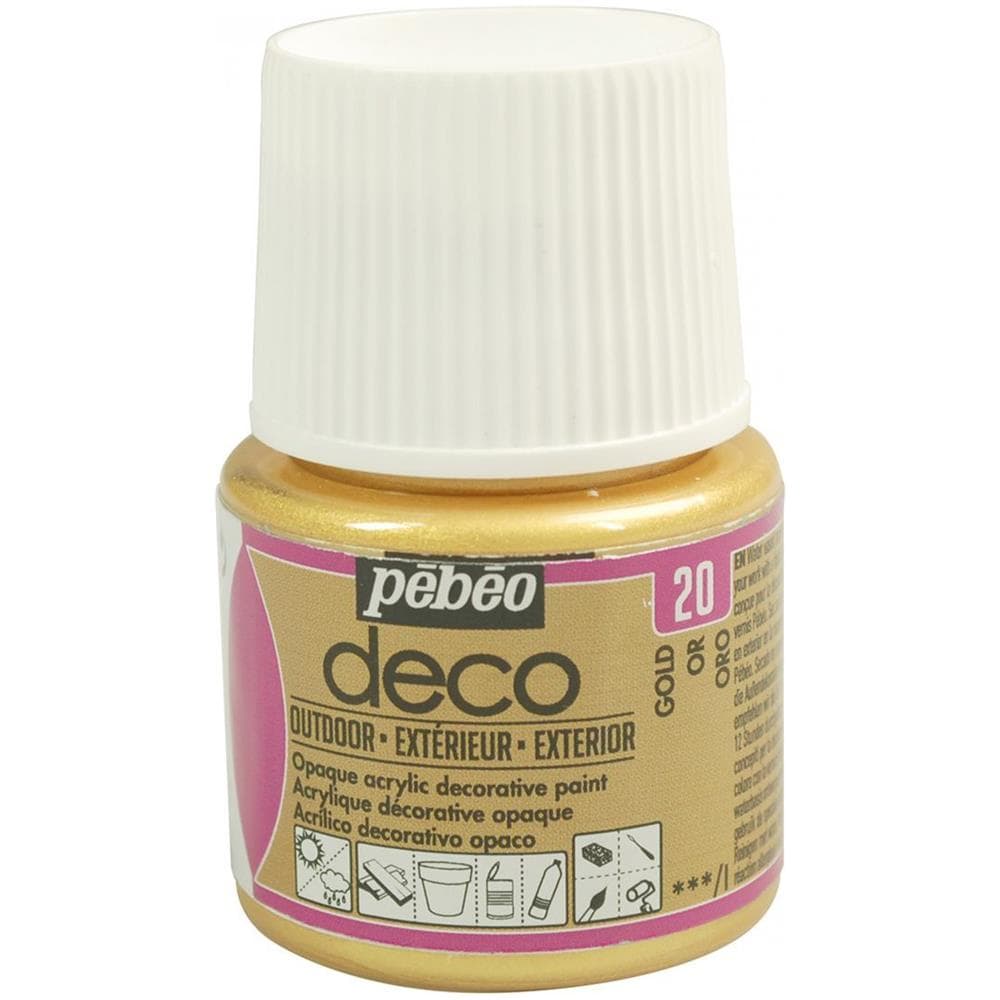Pittura Acrilica Multisuperficie Per Esterni - Oro - 45 Ml - Foto 1