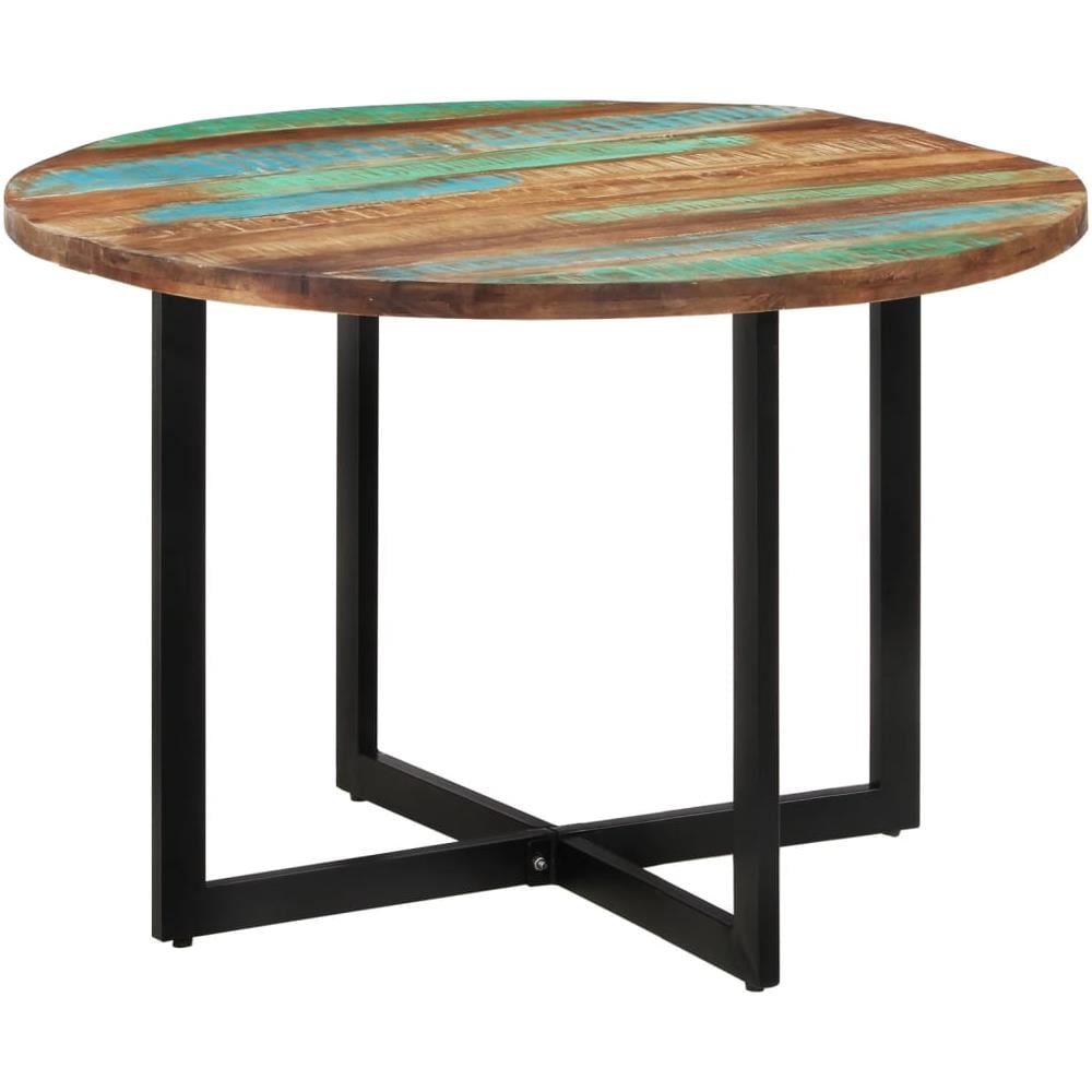 Tavolo Da Pranzo 110x75 Cm In Legno Massello Di Recupero - Foto 1