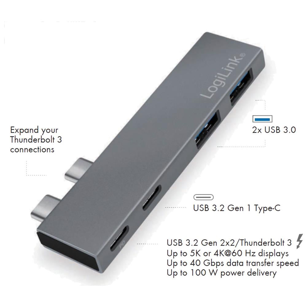 Hub Usb 3.2 Gen2x2 4 Porte Con PD 100w per MacBook Pro - Foto 2