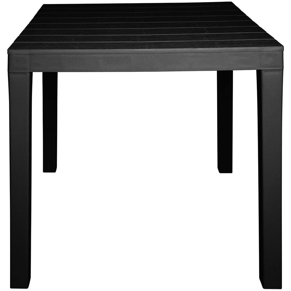 Tavolo Da Esterno Vicenza, Tavolo Quadrato Da Giardino, Tavolino Fisso Indoor E Outdoor, 100% Made In Italy, 100% Made In Italy, 78x78h72 Cm, Antracite - Foto 2