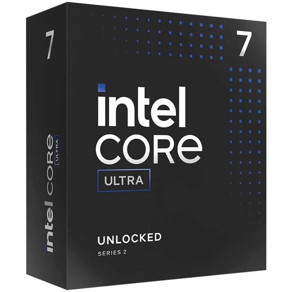 CPU Intel Core Ultra 7 265K - 3.9GHz, Turbo Boost 5.5GHz, Cache 30MB, Socket LGA 1851, Boxato - Foto 1