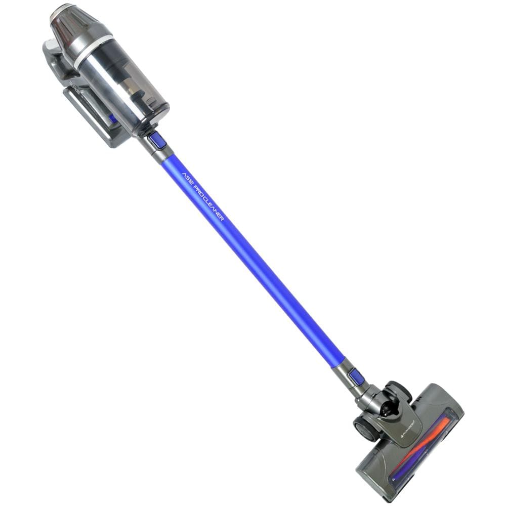 AS12PRO scopa elettrica Aspirapolvere a bastone 2 in 1 Batteria Secco HEPA Senza sacchetto 160 W Blu, Grigio - Foto 1