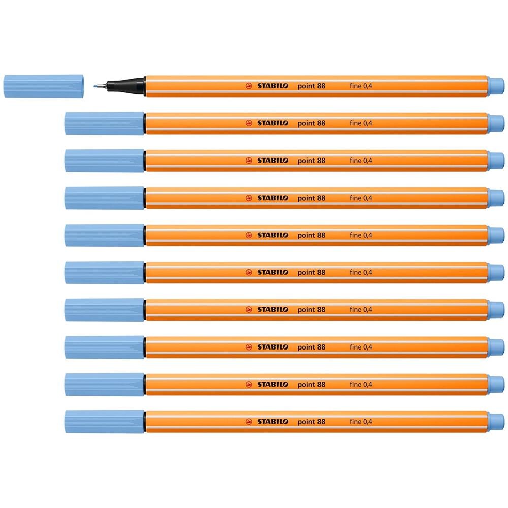 point 88 - Fineliner - Confezione da 10 - Blu Cobalto - Foto 1