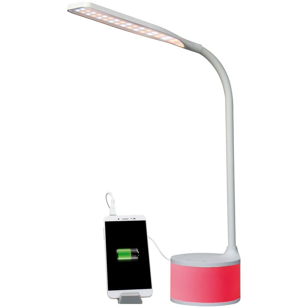 Lampada da Tavolo LED con Carica USB Colore Bianco - Foto 7