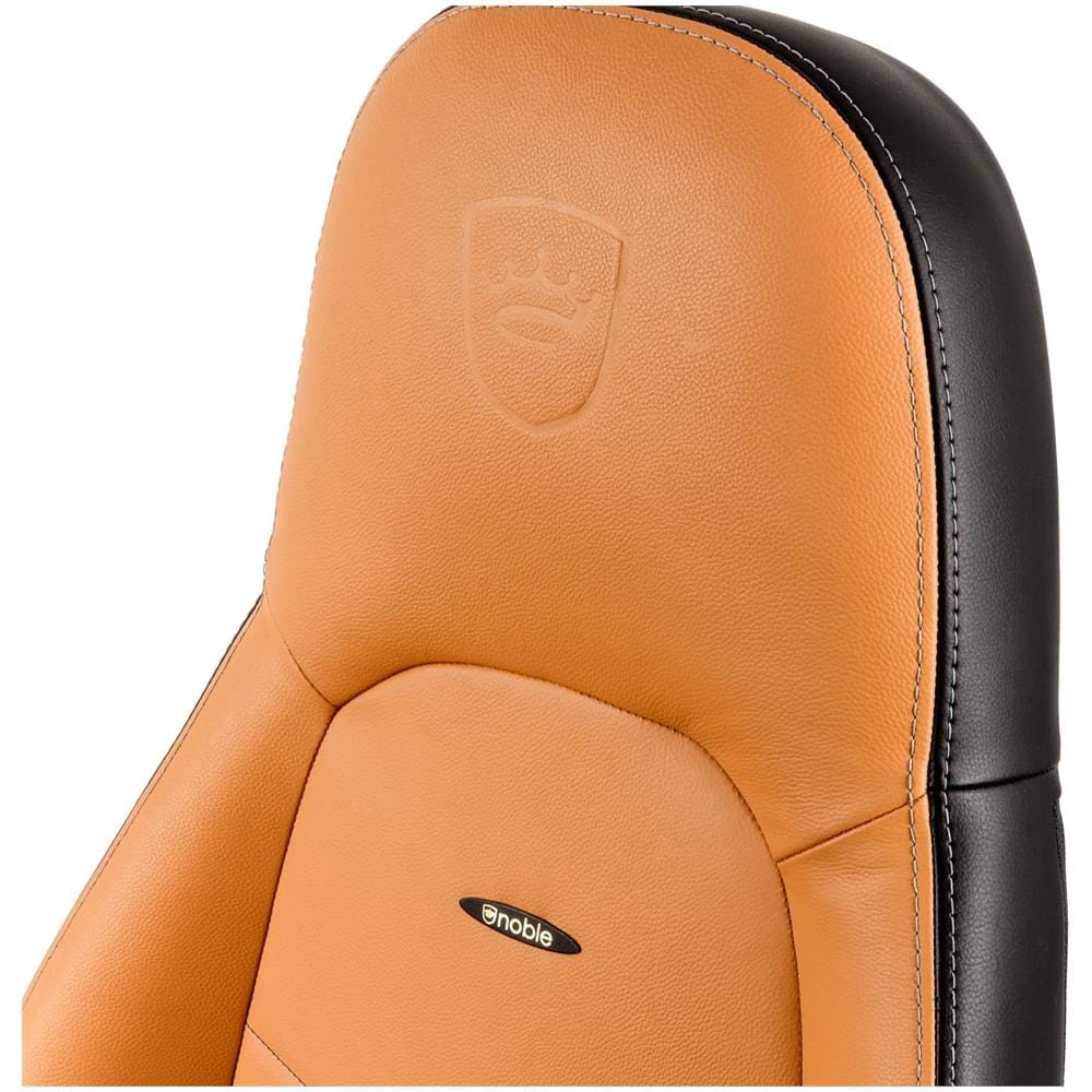 Sedia Gaming - ICON Stuhl - Vera Pelle Cognac / Nero - Foto 2