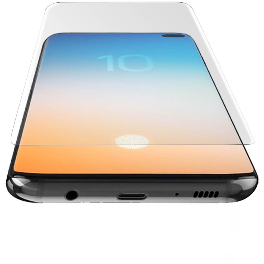 Pellicola Galaxy S10 Plus Protezione Schermo Ricurvo Lattice Trasparente - Foto 7