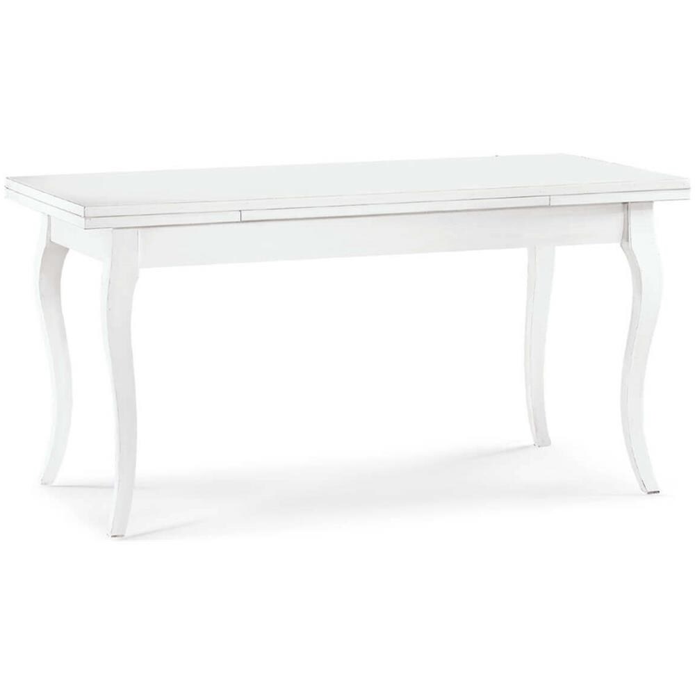 Marlon - Tavolo Da Pranzo Allungabile In Legno Massello Con 2 Allunghe - Foto 1