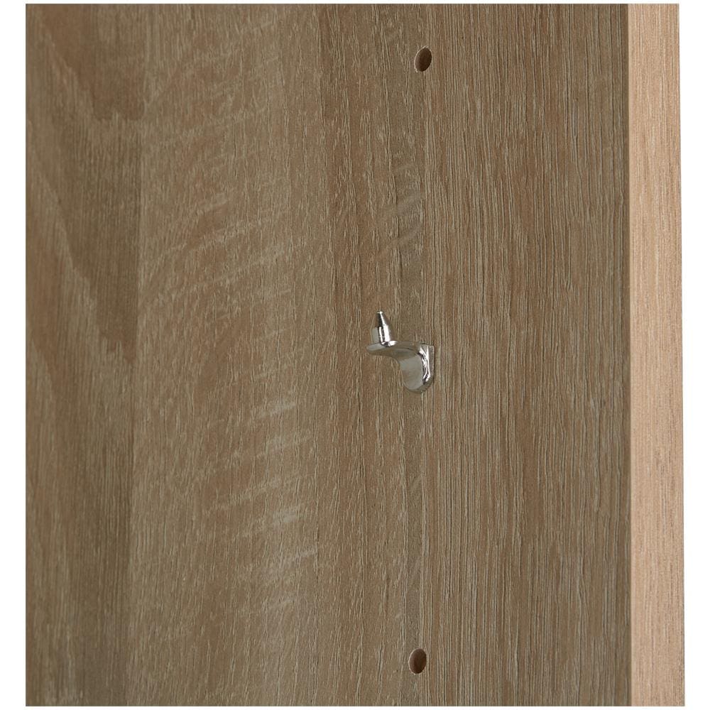Scaffale Per Libri Lexi 5 Ripiani 60 X 30 X 190 Cm - Legno Chiaro, Rovere Sonoma - Foto 2