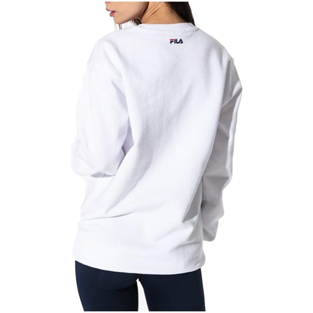 Felpa Unisex Girocollo Classic Pure Bianca Codice 681091-m67 - Foto 2